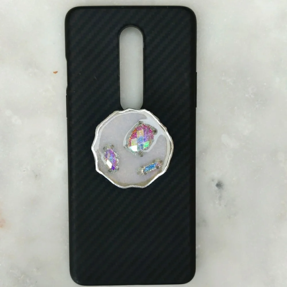 Handmade Resin Gemstones Phone Grip